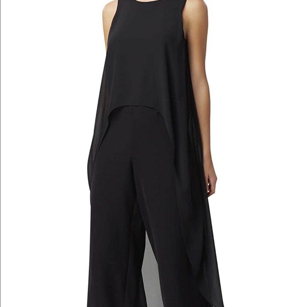 Tahari ASL Women's Short Sleeve Fly Away Jumpsuit